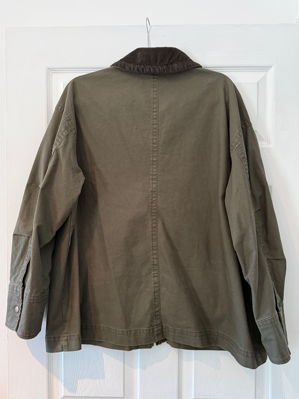 Old Navy Army Green Barn Jacket - Picture 2 of 8